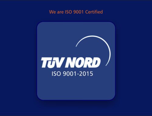 Delighted to Announce: We are ISO 9001 Certified!
